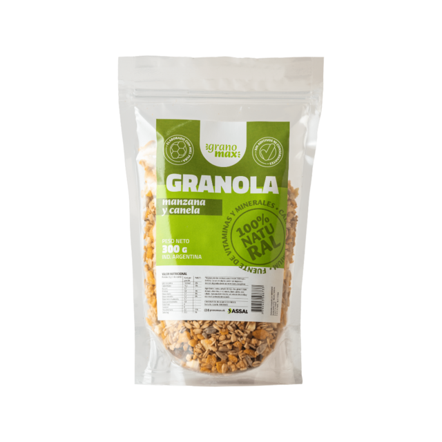 Granola MANZANA y CANELA - Grano Max