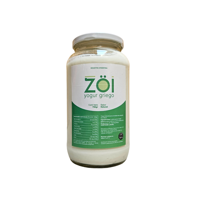 POR ENCARGUE - Yogur griego x750g - Zoi