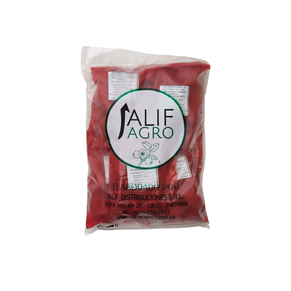 Smoothie FRAMBUESA y FRUTILLA x1kg - Alif