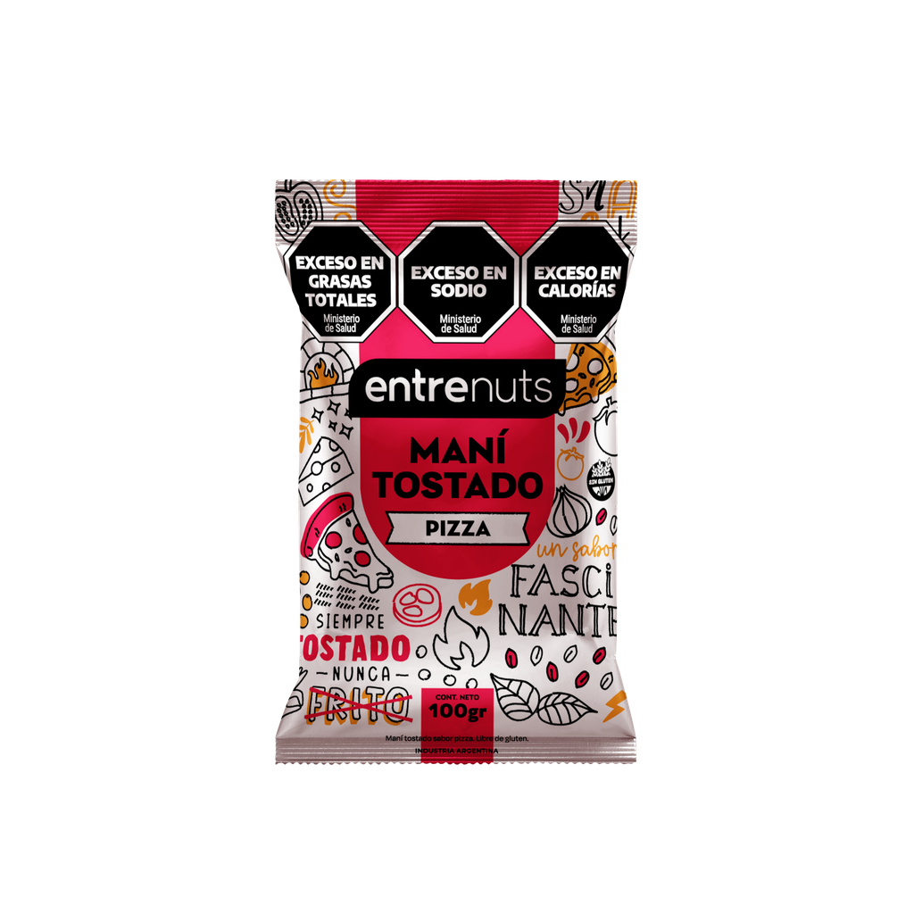 Mani sabor PIZZA x100g - Entrenuts