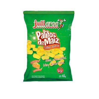 Palitos de MAIZ sabor QUESO x65g - Juli Croc