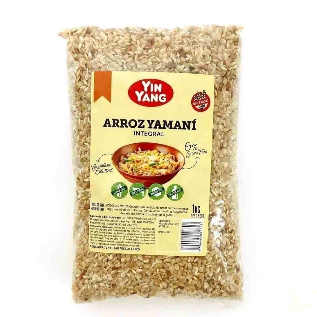 ARROZ YAMANI integral x1kg - Yin Yang