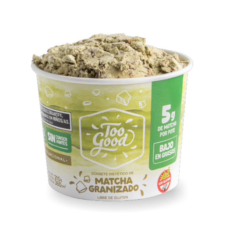 Helado FUNCIONAL - MATCHA GRANIZADO - Too Good