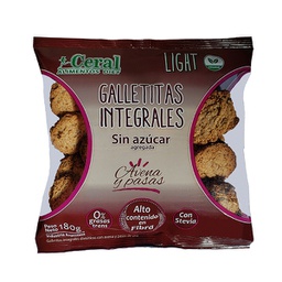 [2209] GALLETITAS integrales de AVENA y PASAS x180g - Ceral