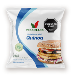 [2410] Medallones de SOJA y QUINOA x4 unidades - Veggieland