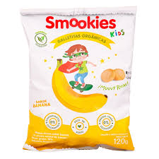 [2504] Galletitas kids de BANANA x120g - Smookies