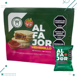 [252] Alfajores de MEMBRILLO x12 unid - Felices