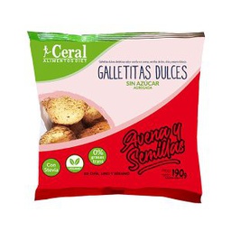 [2233] GALLETITAS de AVENA y SEMILLAS x190g - Ceral