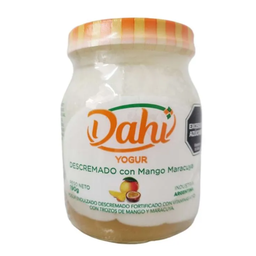 [962] Yogur batido descremado c/pulpa MANGO y MARACUYA - Dahi