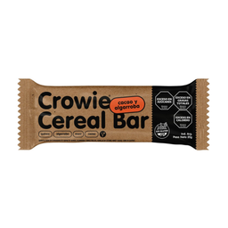 [2621] Caja x16 barras - CEREAL de CACAO y ALGARROBA - Crowie