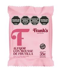 [2715] Caja x8 alfajores - FRUTILLA - Frank's