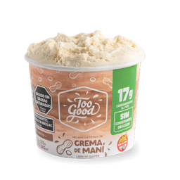 [2059] Helado KETO - CREMA de MANI - Too Good
