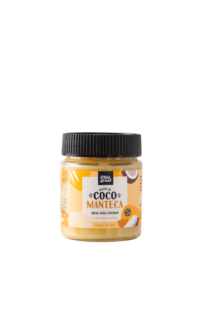 Aceite de coco sabor MANTECA x180ml - Chia graal