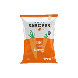 [32] Chips de ZANAHORIA y sal marina - Nuestros Sabores