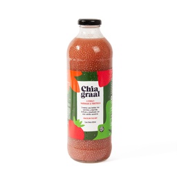 [183] Jugo de chía, FRUTILLA y NARANJA x910ml - Chia graal