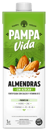 [538] BEBIDA de ALMENDRAS s/AZUCAR x1l - Pampa Vida