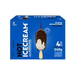 [1232] NotIceCream Paletas Crema Americana x4u - NotCo