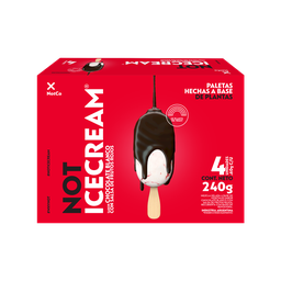 [1230] NotIceCream Paletas Chocolate Blanco x4u - NotCo