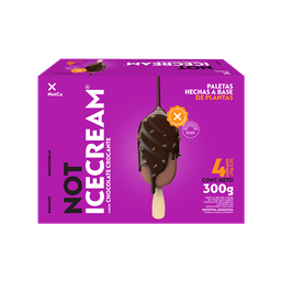 [1231] NotIceCream Paletas Chocolate Crocante x4u - NotCo