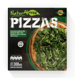 [61] Pizza de rucula individual x300g - Naturalrroz