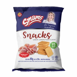 [1285] Snacks sabor jamon x80g - Smams